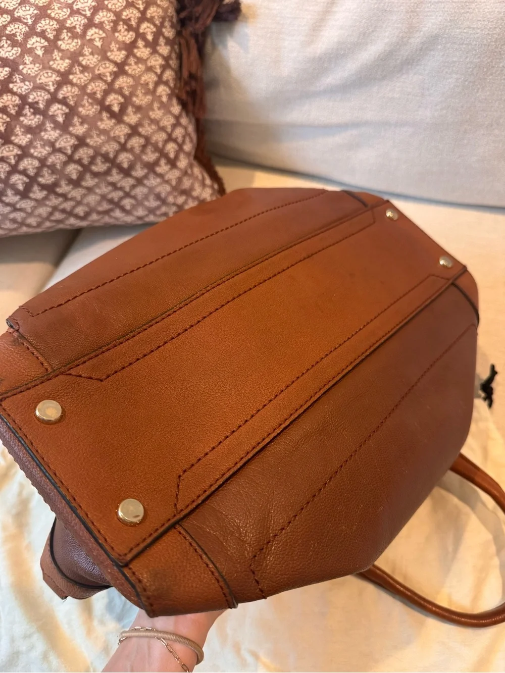 Cole Haan Chestnut Brown Leather Purse